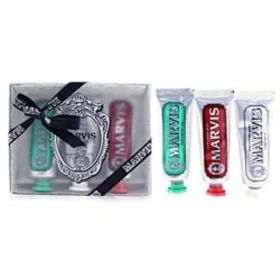 Marvis By Marvis Travel Set: 1xclassic Strong Mint Toothpaste+1xwhitening Mint Toothpaste+1xcinnamon Mint Toothpaste  --3pcs For Women